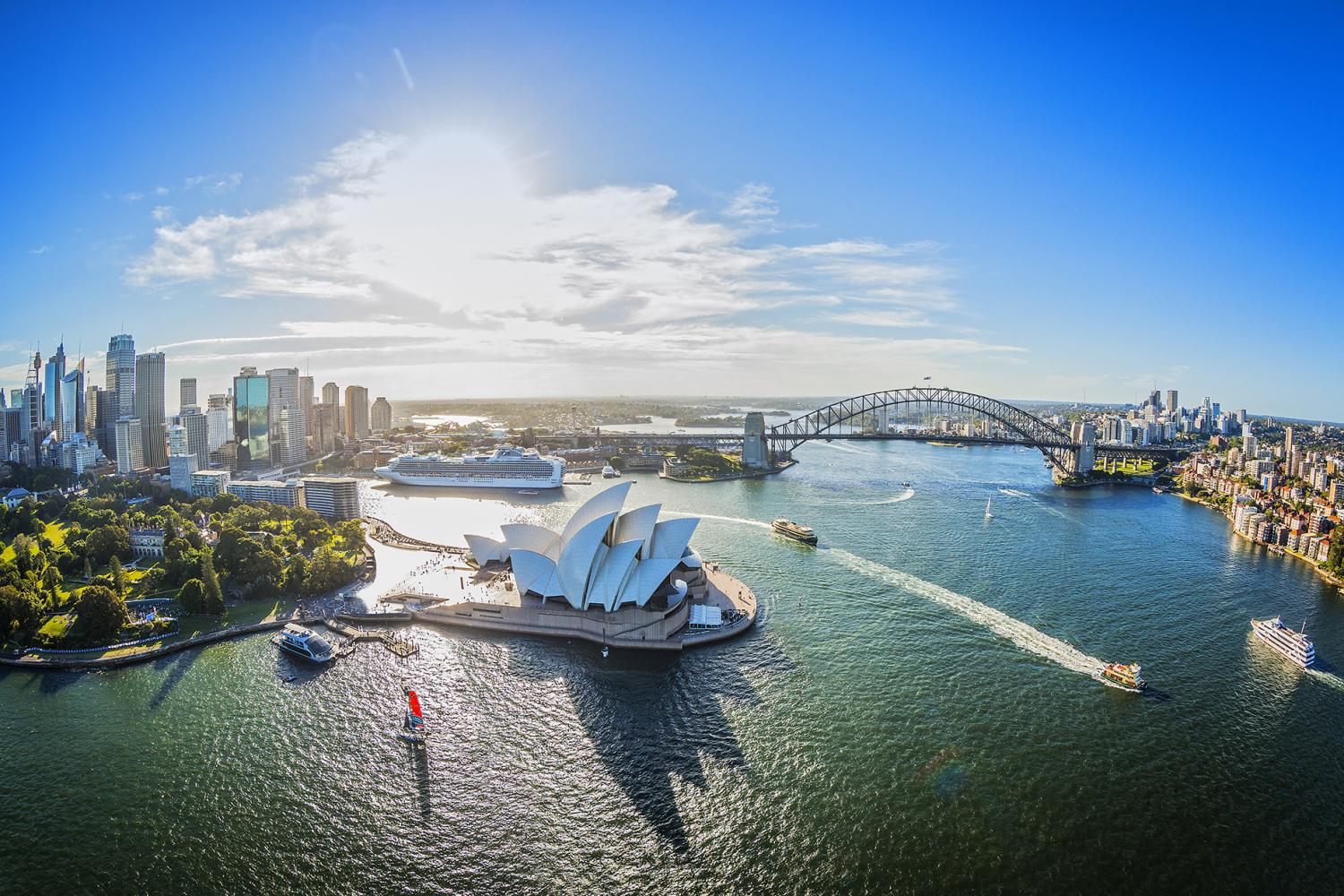 Luftaufnahmen von Sydney Harbour